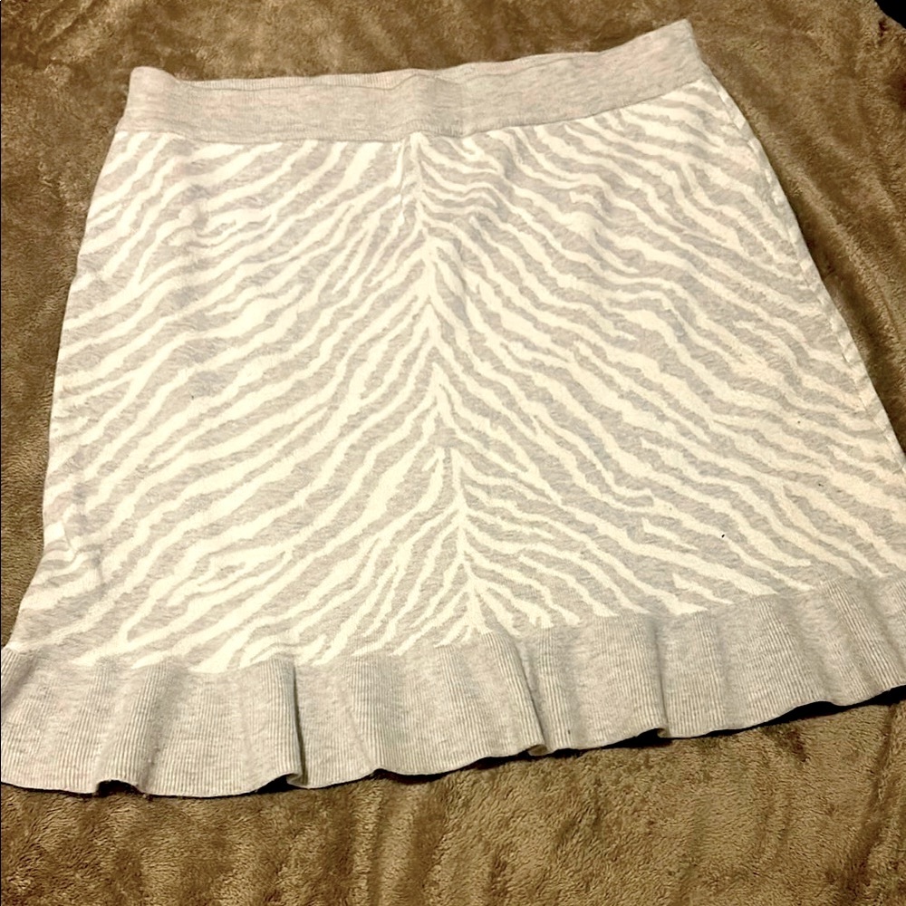 Dolan Gray Zebra Print Skirt